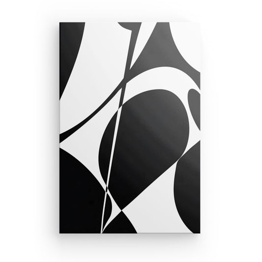 Tableau Abstrait Harmonie Graphique Noir et Blanc